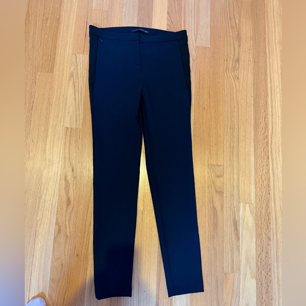 Trousers blue with side stripe
